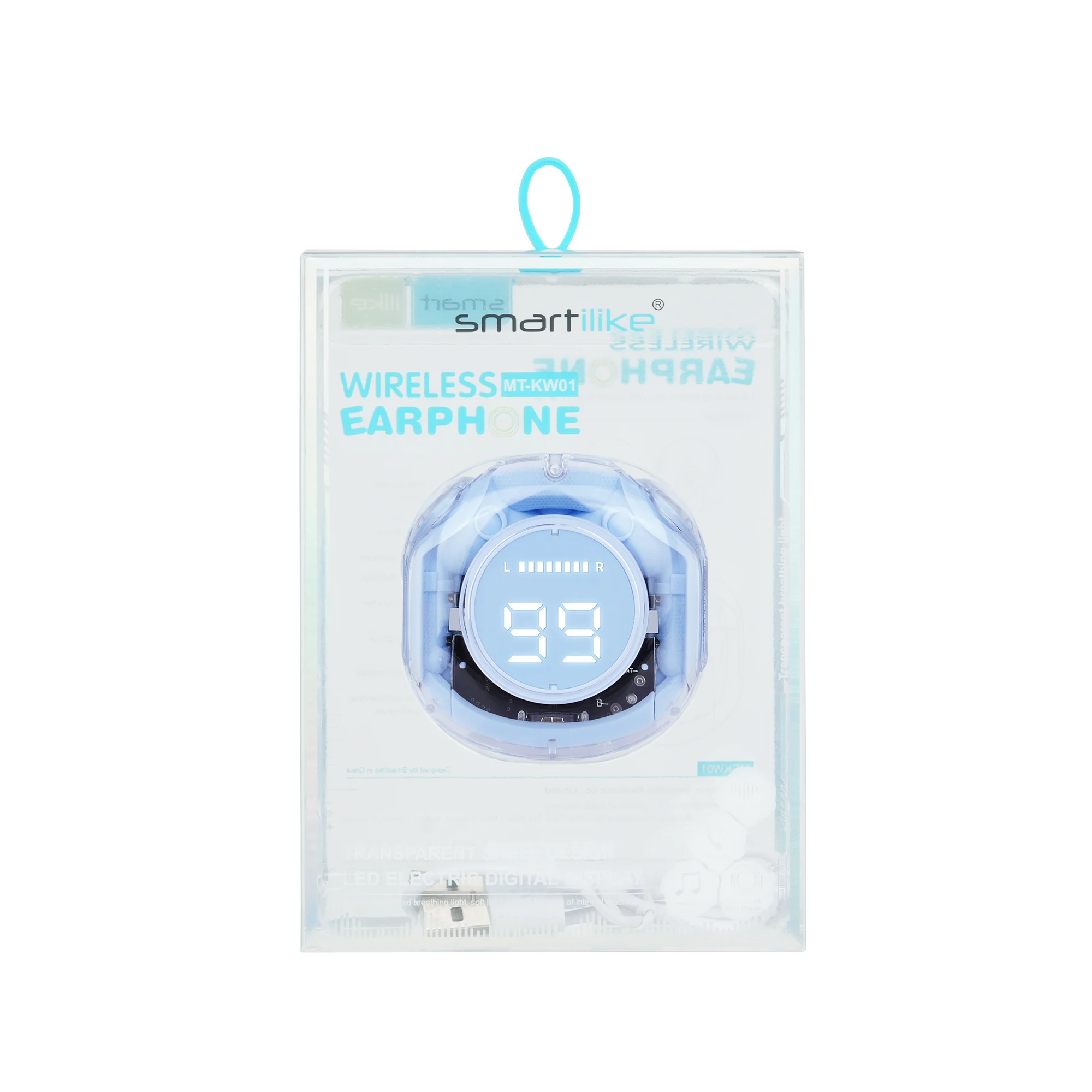 MT-KW01 Wireless Earphone with Transparent Shell Design - Image 17