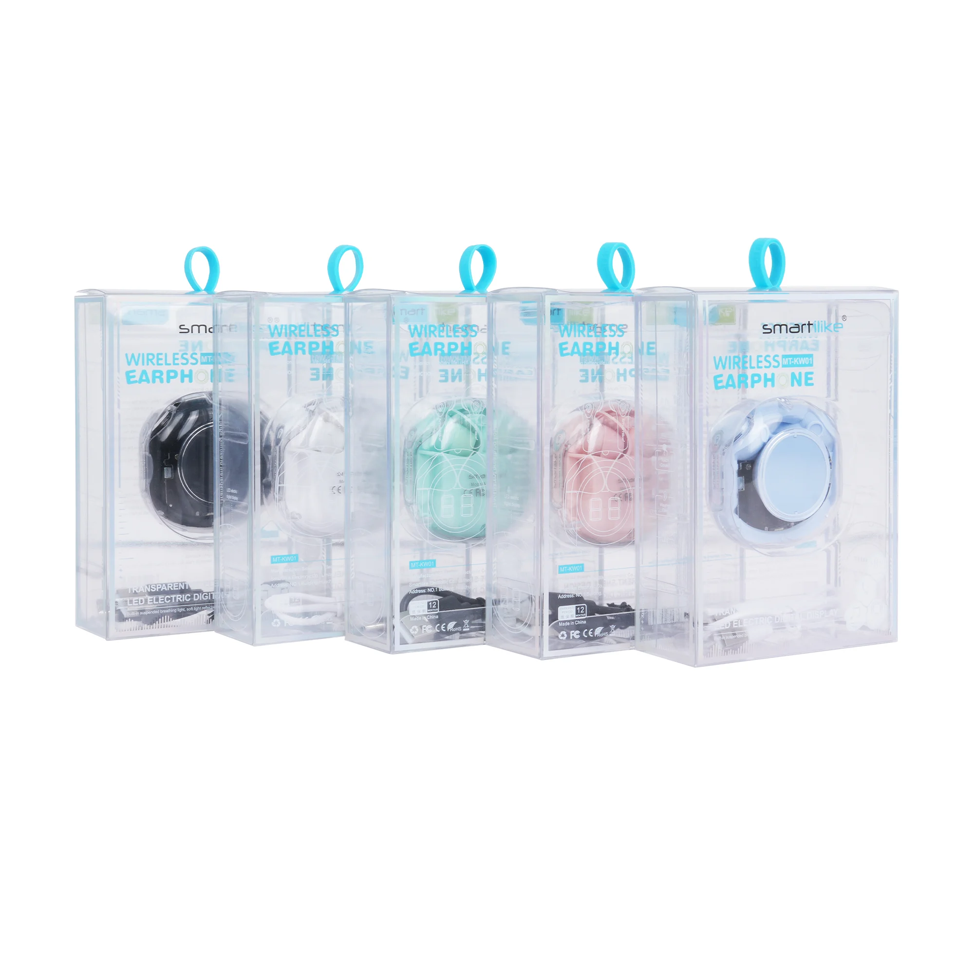 MT-KW01 Wireless Earphone with Transparent Shell Design - Image 19
