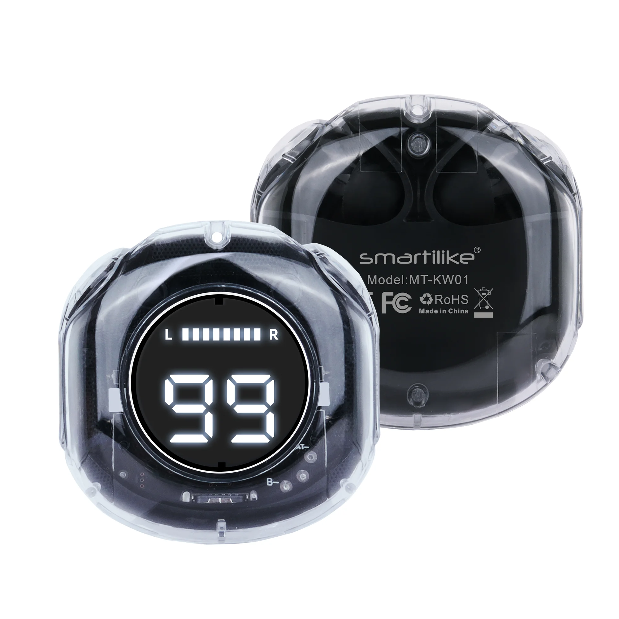 MT-KW01 Wireless Earphone with Transparent Shell Design - Image 6