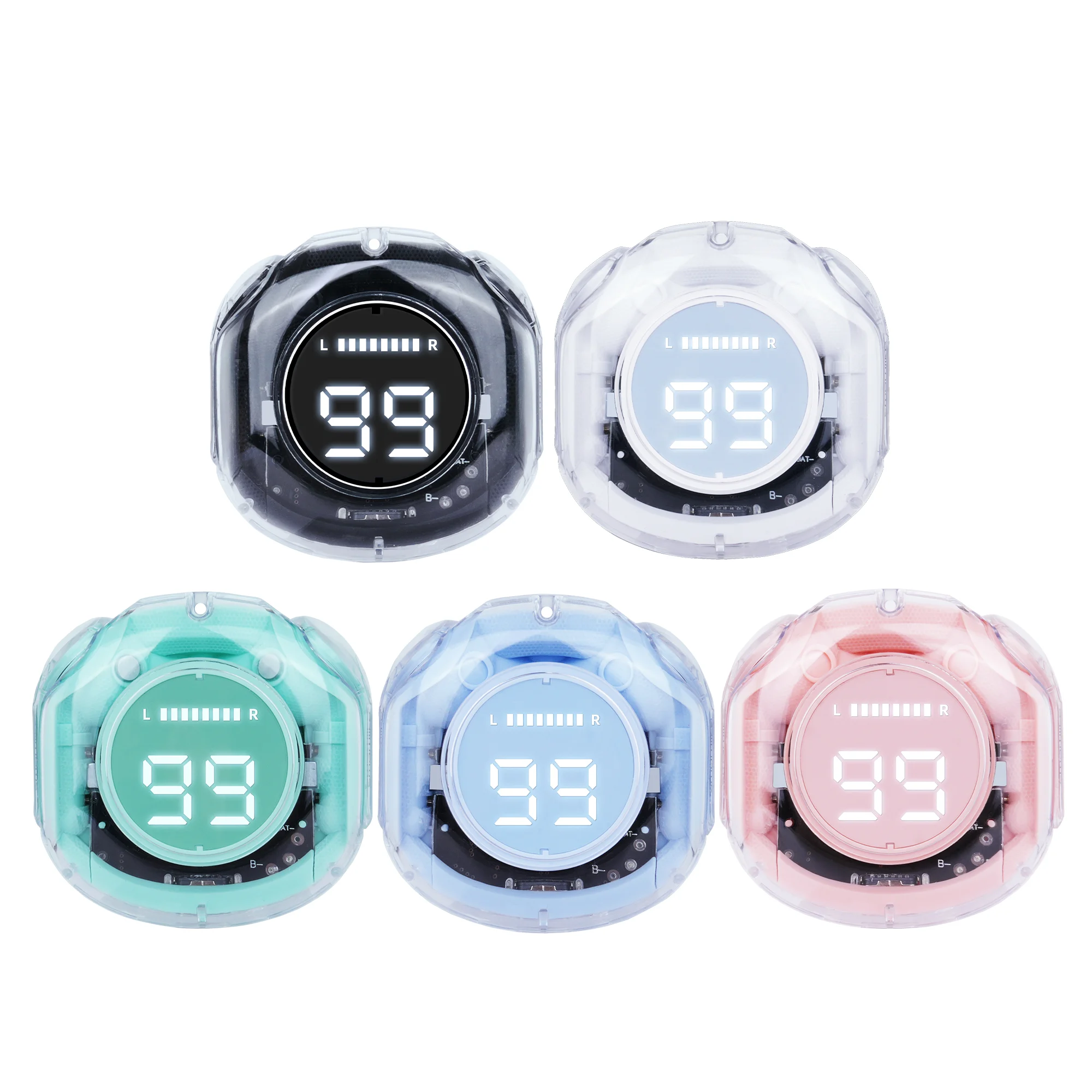 MT-KW01 Wireless Earphone with Transparent Shell Design - Image 4