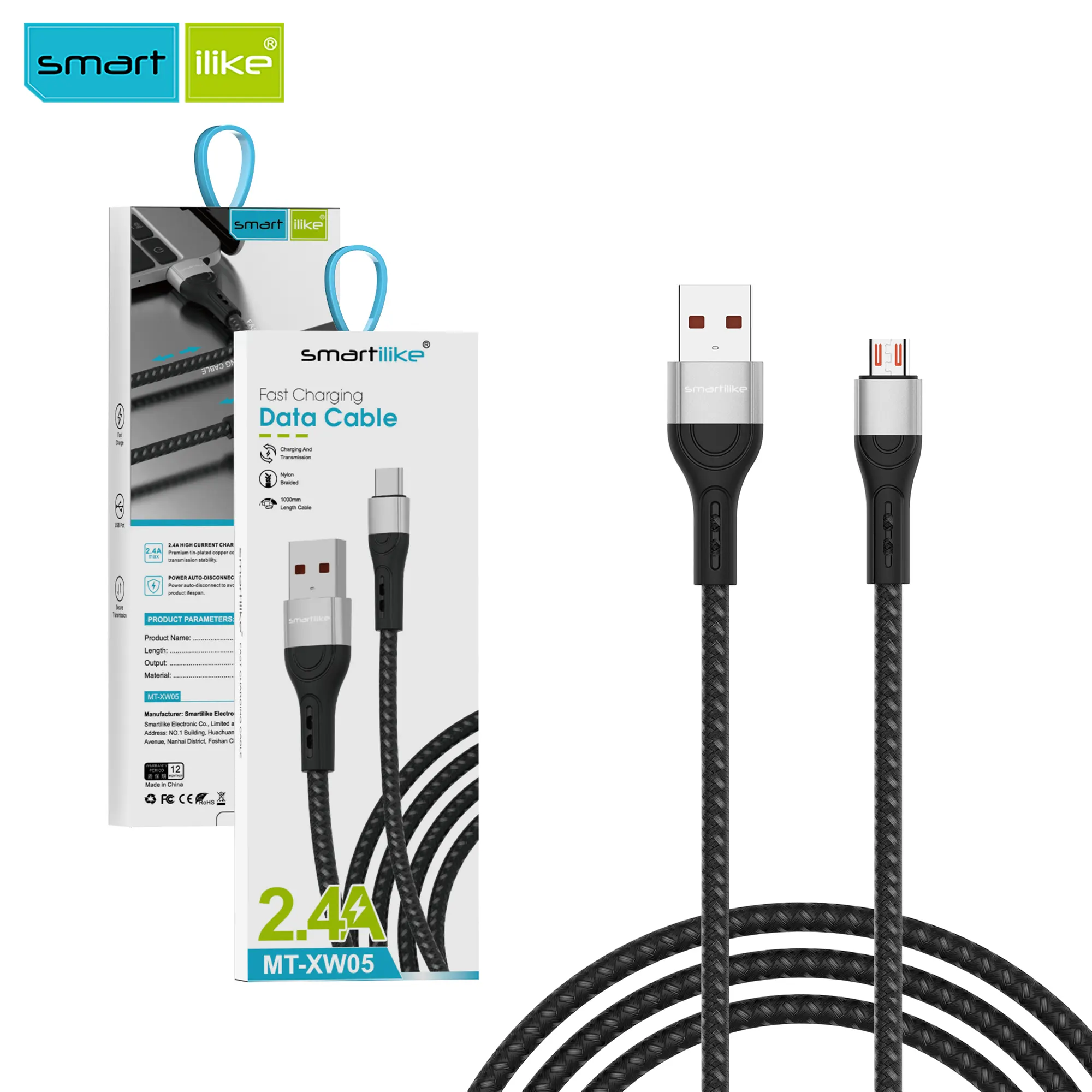 MT-XW05 Aluminum Alloy Connecter Braided Fast Charging Cable - Image 11