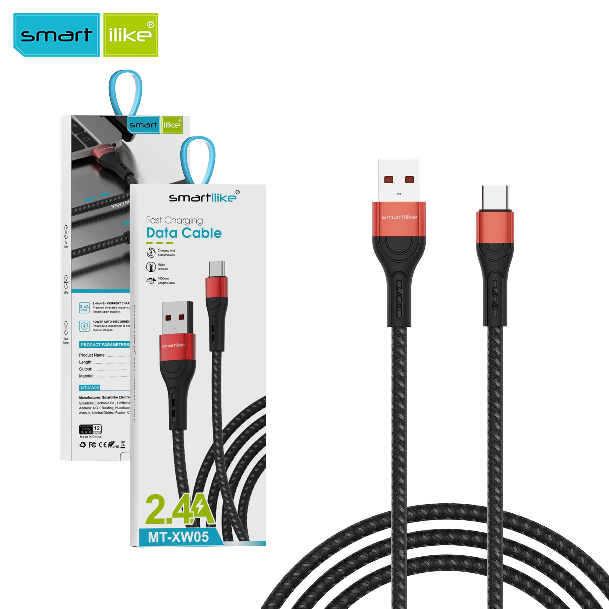 MT-XW05 Aluminum Alloy Connecter Braided Fast Charging Cable - Image 10
