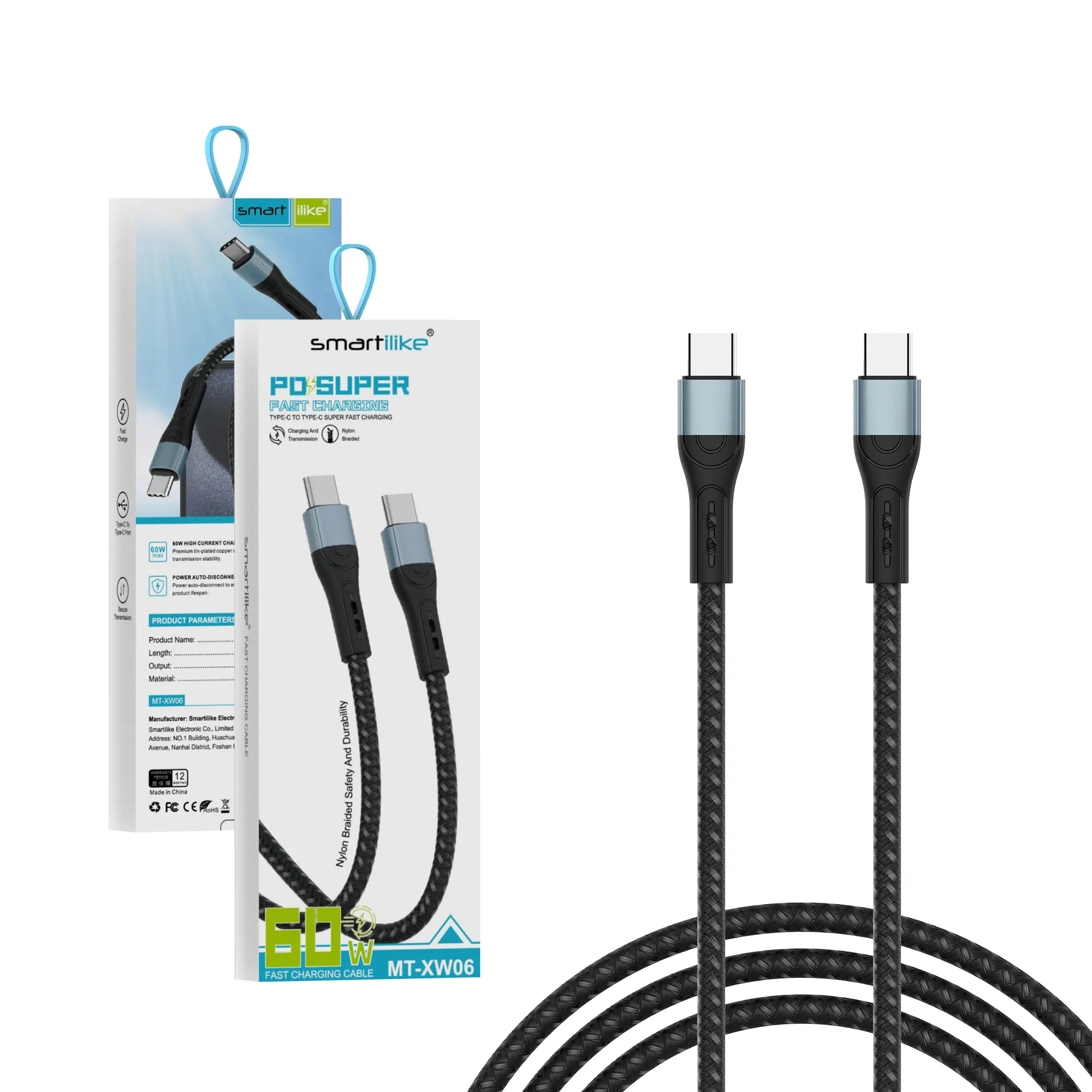 MT-XW06 Aluminum Alloy Connecter Braided Fast Charging PD Cable - Image 15