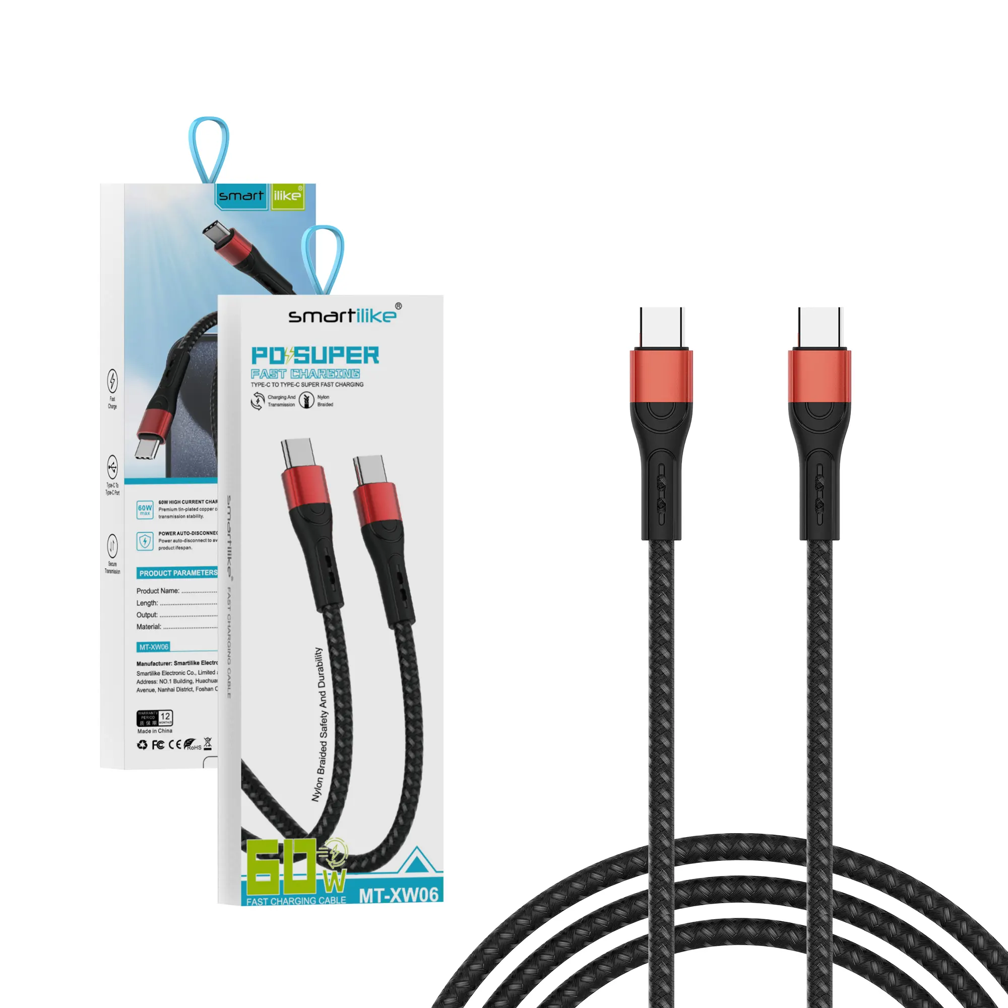MT-XW06 Aluminum Alloy Connecter Braided Fast Charging PD Cable - Image 12